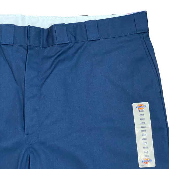 Dickies Mens 874 Original Fit Work Pants Size 48x30 Navy Blue NWT Scotchgard - Picture 4 of 9